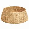 vidaXL Kerstboomkraag Rond Bruin 60 x 60 x 22 cm Waterhyacint