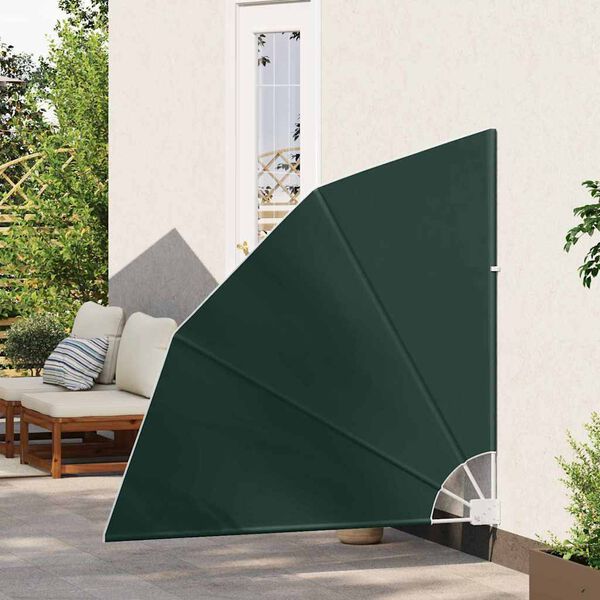 vidaXL Balkon Privacy Scherm Donkergroen 140 x 140 cm Polyester