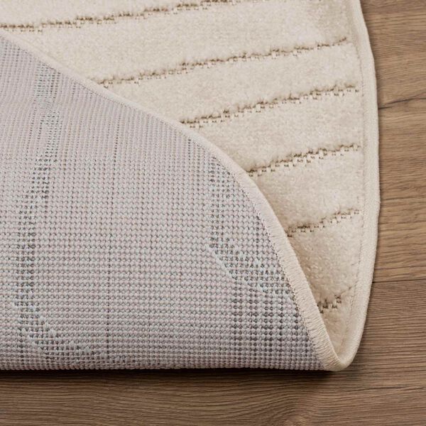 vidaXL Vloerkleden Rond PALMERAS Beige &Oslash; 160 CM Polyester