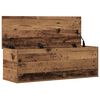 vidaXL Opslagdoos met opslag Oud Hout 102 x 35 x 35 cm Bewerkt hout