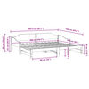 vidaXL Slaapbank met onderschuifbed 80x200 cm massief grenenhout