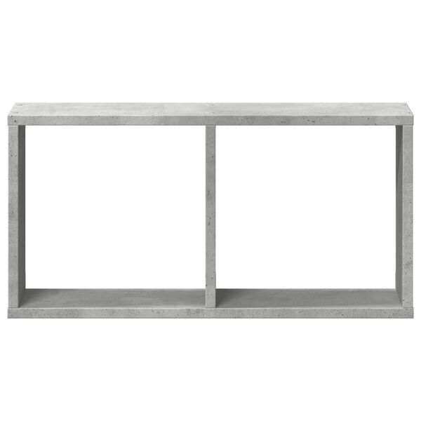 vidaXL Wandkast 60x16x30 cm bewerkt hout betongrijs