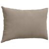 vidaXL Sofa Kussens 2 stuks Taupe 60 x 40 cm Stof