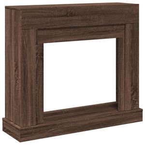 vidaXL Haardombouw 100x30x87,5 cm bewerkt hout bruin eikenkleurig