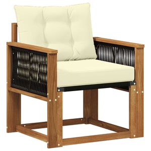 vidaXL Buiten Midden Sofa Massief Acaciahout Naturel