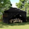 vidaXL Partytent Zwart 279 x 410 x 315 cm Oxford Stof
