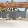 vidaXL Windscherm uittrekbaar 220x1200 cm antracietkleurig