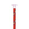 vidaXL Boottouw 4 mm 25 m polypropyleen rood