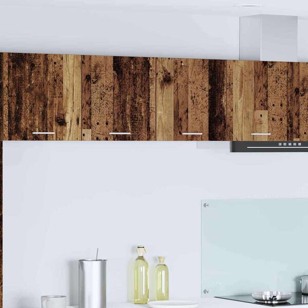 vidaXL Hangkast met opslag Oudhout 80 x 31 x 40 cm Bewerkt hout