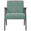 vidaXL Fauteuil Zeegroen 59 x 75 x 78 cm Fluweel
