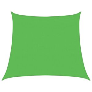 vidaXL Zonnezeil trapezium 160 g/m&sup2; 4/5x4 m HDPE lichtgroen