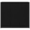 vidaXL Dressoir 85x34x76 cm spaanplaat zwart eikenkleurig