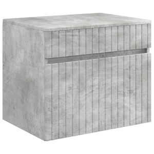 vidaXL Wand Gemonteerde Badkamerkast Betongrijs 59 x 44,5 x 50 cm