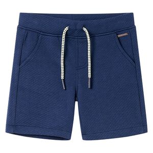 Kindershorts met trekkoord 104 donkerblauw