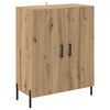 vidaXL Highboard Artisan Eiken 69,5 x 34 x 180 cm Bewerkt hout