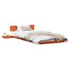 vidaXL Bedframe Bruin 75 x 190 cm Hout