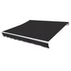 vidaXL Handmatige Zonnescherm 3 x 2,5 m Antraciet 100% Polyester
