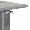 vidaXL Bijzettafel Beton Grijs 35 x 40 x 55 cm Bewerkt hout