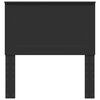 vidaXL Hoofdbord Zwarte Eik Geconstrueerd hout