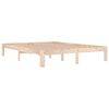 vidaXL Bedframe massief hout 150x200 cm