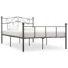 vidaXL Bedframe metaal grijs 160x200 cm
