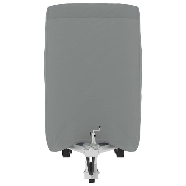 vidaXL Paardentrailerhoes 376x168x240 cm vliesvlies grijs