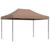 vidaXL Partytent inklapbaar pop-up 410x279x315 cm bruin