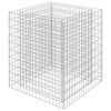 vidaXL Gabion plantenbak verhoogd 90x90x100 cm gegalvaniseerd staal