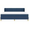 vidaXL Boxspringbed met matras met hoofdeinde Blauw 180 x 200 cm Stof