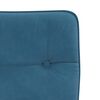 vidaXL Eetkamerstoelen 6 st fluweel blauw