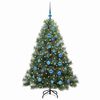 vidaXL Kunstkerstboom met 150 LED met standaard Groen 150 cm PE en PVC