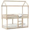 vidaXL Stapelbedframe zonder matras massief grenenhout 90x190 cm