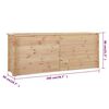 vidaXL Plantenbak verhoogd 200x50x80 cm 19 mm grenenhout