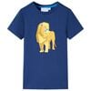 vidaXL Kindershirt 116 donkerblauw