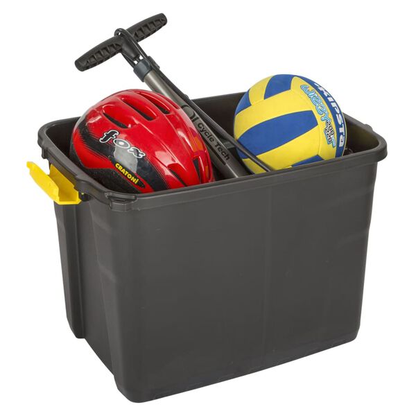 Practo Home Opbergbox 60 L zwart