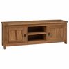 vidaXL Tv-meubel 110 x 30 x 40 cm Naturel Massief Teakhout