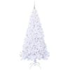 vidaXL Kunstkerstboom met 300 LED Wit 210 cm PVC en staal