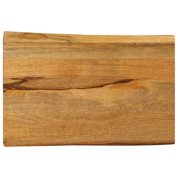 vidaXL Tafelblad met natuurlijke rand 50x40x3,8 cm massief mangohout