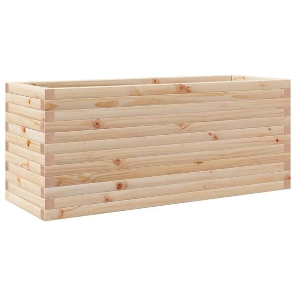 vidaXL Plantenbak 110x40x46 cm massief grenenhout