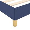 vidaXL Bedframe met hoofdeinde zonder matras 80x200 cm stof blauw