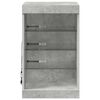 vidaXL Dressoir met LED-verlichting 41x37x67 cm betongrijs