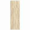 vidaXL Hoge kast 40x41x124 cm bewerkt hout sonoma eikenkleurig