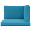 vidaXL Buiten bankkussen 3 pcs Koninklijk Blauw Polyester