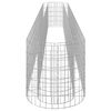 vidaXL Gabion plantenbak verhoogd 400x50x50 cm gegalvaniseerd ijzer
