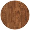 vidaXL Tafelblad &Oslash; 30 x 4 cm Rond Massief Eikenhout Licht Bruin