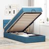 vidaXL Ottoman bed met matras 80x200cm fluweel donkerblauw