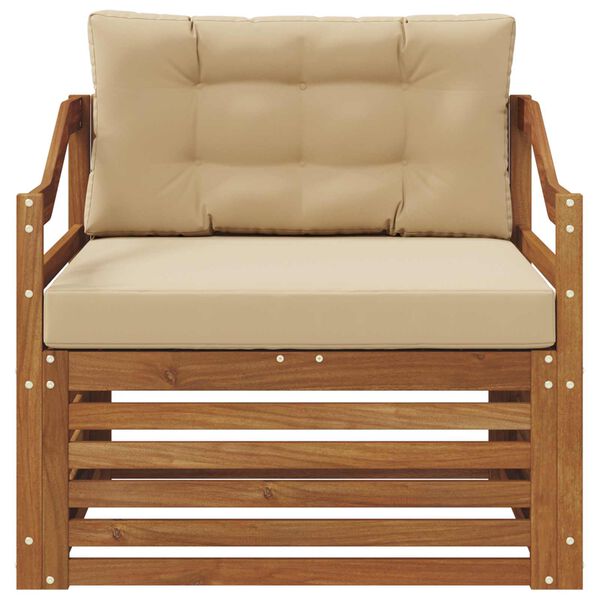 vidaXL Buiten bankenset Massief Acaciahout Naturel