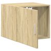 vidaXL Wandkast 45x42,5x40 cm bewerkt hout sonoma eikenkleurig
