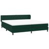 vidaXL Boxspring met matrassen fluweel donkergroen 180x210 cm