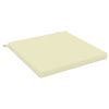 vidaXL Zitkussens SOEST 100% Polyester Cr&egrave;mekleurig 70 x 70 x 5 cm